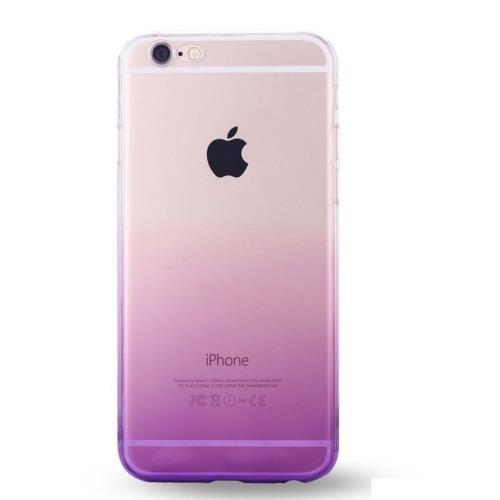 Coque Silicone Dégradé IPHONE 5/5S/SE Bi-color Souple Gel Protection (VIOLET)