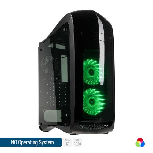 PC Gaming Intel i7-9700F, GTX 1050, 16 Go RAM DDR4, 500Go SSD NVMe M.2 PCIe, 2To HDD, USB 3.1. PC Gamer Advanced. Unité centrale sans OS