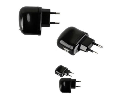 iNexStart Adaptateur Prise Secteur USB Noir pour Tous Téléphones Mobiles Smartphone
