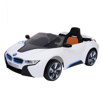 Bmw I8 Voiture Electrique Enfant De 3 A 6 Ans Mp3 Blanc Vehicule Electrique Pour Enfant Achat Prix Fnac