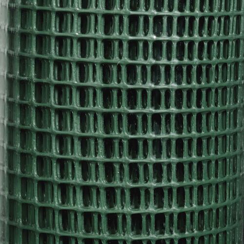 Grillage plastique vert 9x9 mm Taille 0,5 x 5 m