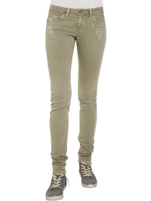 Carrera Jeans - Jeans 7779302A pour femme, tissu extensible, taille ajustée, taille basse - 36 - Vert
