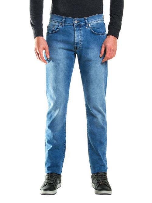 Carrera Jeans - Jeans 710 7100970A pour homme, tissu extensible, taille normale, taille normale - 46 - Bleu