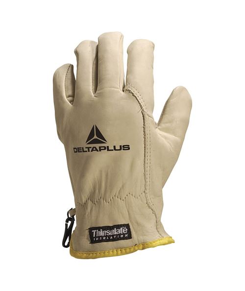 Delta Plus - Gants de travail - Cuir - Beige - Taille 9 - Image 3
