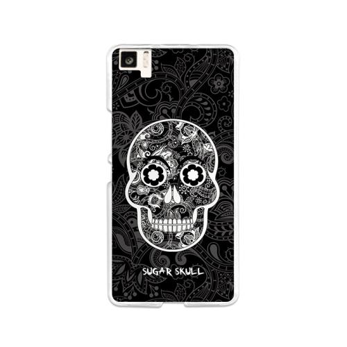 Coque étui Housse Gel Tpu pour bq Aquaris M5 Tête de Mort Noir - BeCool®