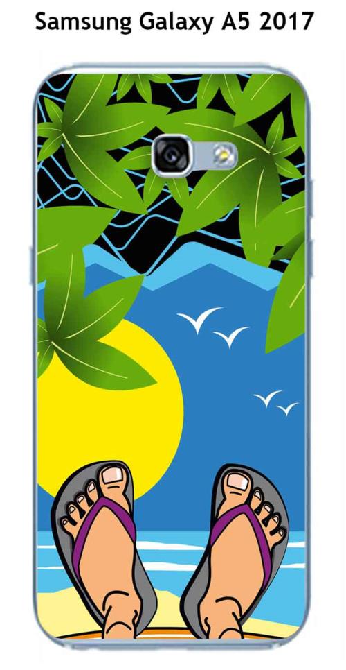 Coque Samsung Galaxy A5 2017 design claquettes