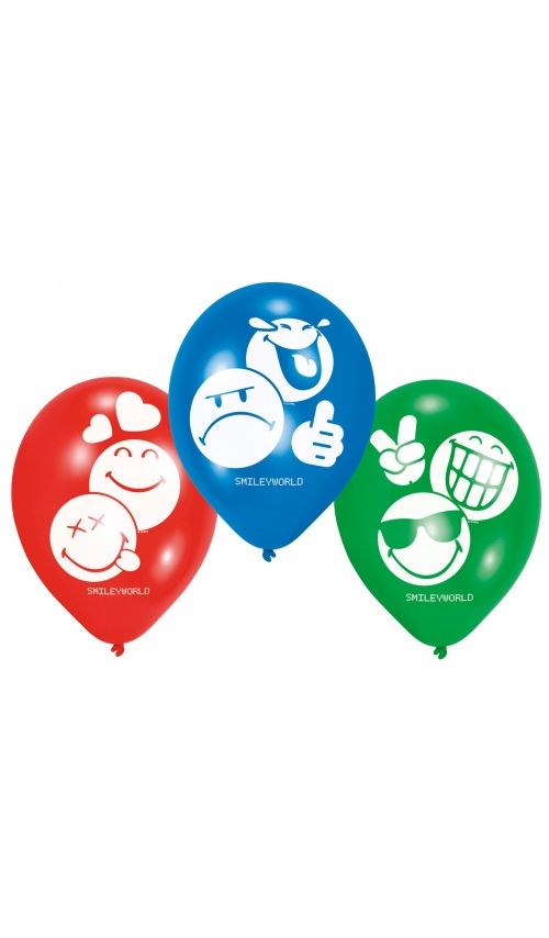 Ballons De Baudruche - Smiley World x 6