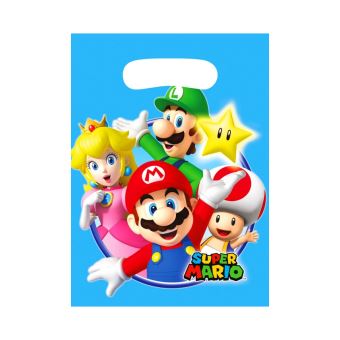 Sachets Anniversaire Super Mario Bros X 8 Article De Fete Achat Prix Fnac