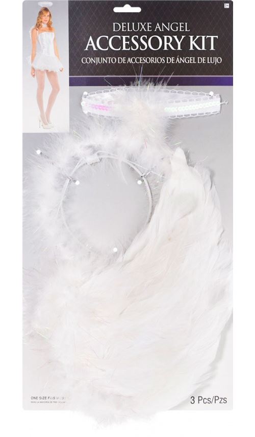 Kit d'Accessoire de Déguisement - Ange - Adulte