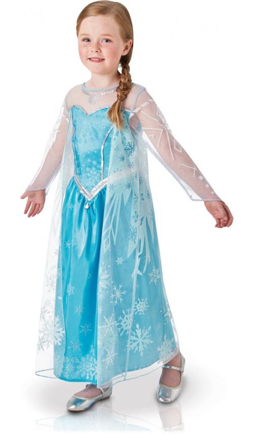Déguisement Luxe Elsa La Reine des Neiges - Frozen Taille : 3-4 ans (94 à 108 cm)