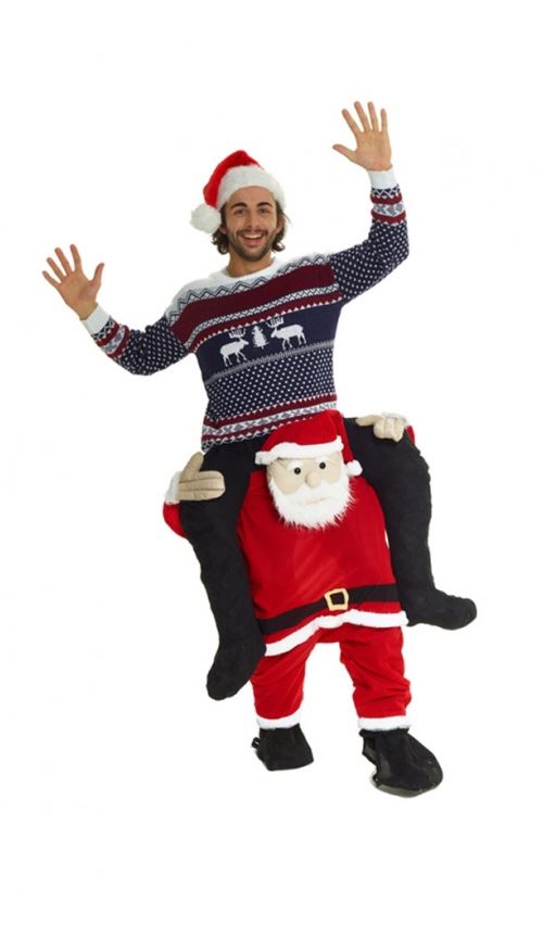 Déguisement A Dos De Père Noël - Adulte Taille : Unique