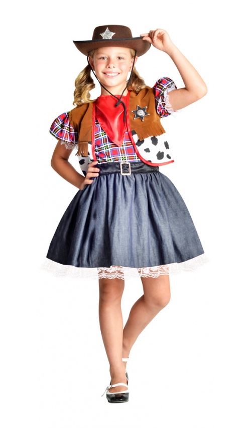 Déguisement De Shérif - Fille Taille : 3/5 ans (94 à 108 cm)
