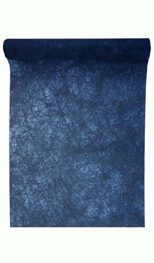Chemin De Table Intissé - Bleu Marine x 5 Mètres