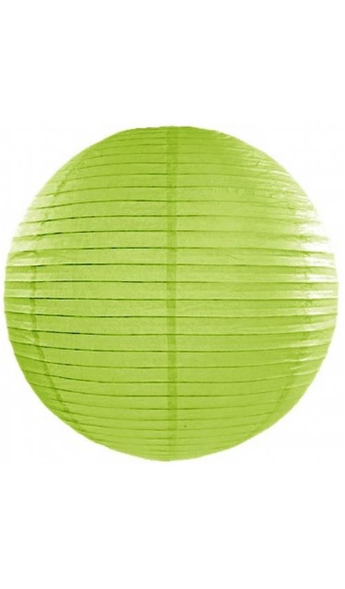 Lanterne Boule - Vert Pomme x 35 cm