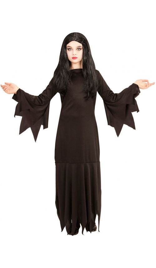 Déguisement de Sorcière Gothique - Mortisia - Enfant Taille : 12/14 ans (150 à 162 cm)