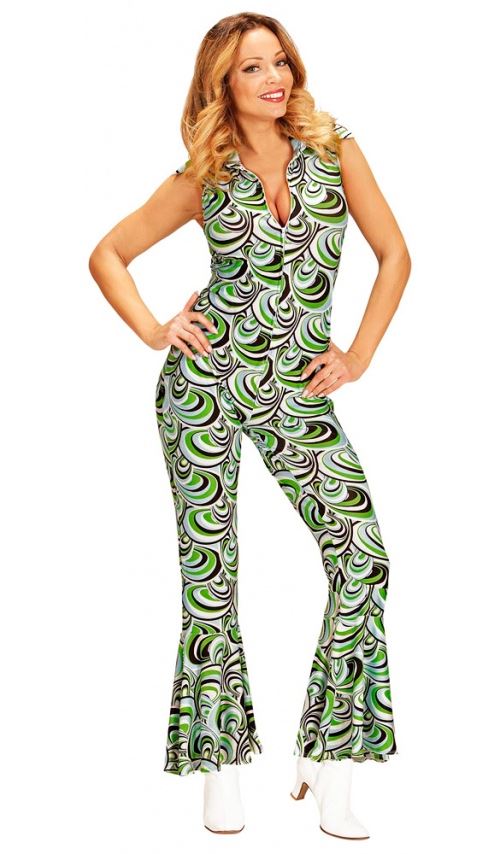 Combinaison Disco - The 70's Groovy Style - Femme Taille : S - 36/38