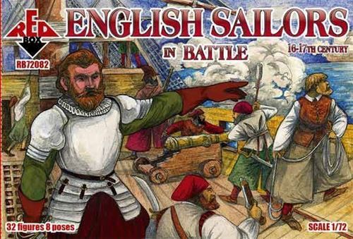 English Sailor In Battle,16-17th Century - 1:72e - Red Box