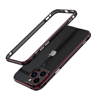 Coque Fine Métal Pare-choc Avec Protection Objectif Pour IPhone 14/15/16/17 - Magnétique