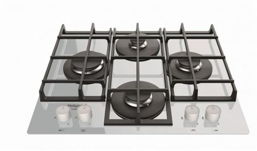 Hotpoint Table De Cuisson à Gaz Encastrable Table De Cuisson Blanche