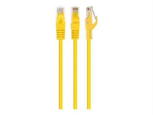 Cablexpert - Cordon de raccordement - RJ-45 (M) pour RJ-45 (M) - 1 m - UTP - CAT 6 - moulé, bloqué - jaune