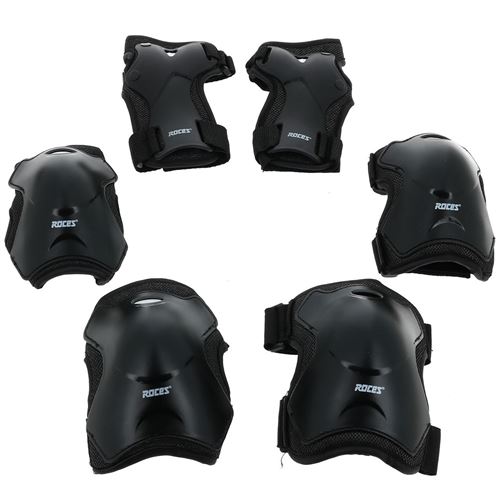 Kit protection roller skateboard Eurotop/roces Tri pack superbasic noir Noir Taille : L rèf : 61474 Taille : L