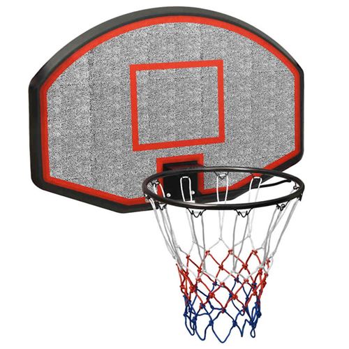 Panneau de basket ball Noir 90x60x2 cm Polyéthylène