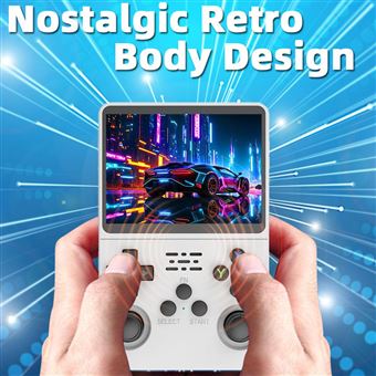 Console de jeux vidéo portable rétro R36S Système Linux Écran IPS 3.5