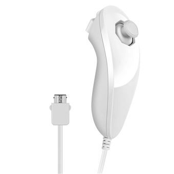 lot de 2 Manettes Nunchuck Hobby Concept Contrôleur de jeu pour Console Wii et Wii U Blanc - 1