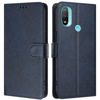 Coque étui Livre Pour Motorola Moto E20 - Style Flip Avec Fermeture Aimantée, Couleur Noire, TPU