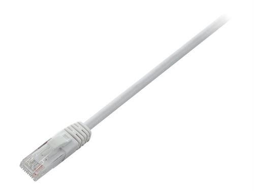 V7 - Cordon de raccordement - RJ-45 (M) pour RJ-45 (M) - 5 m - UTP - CAT 6 - moulé, sans crochet - blanc