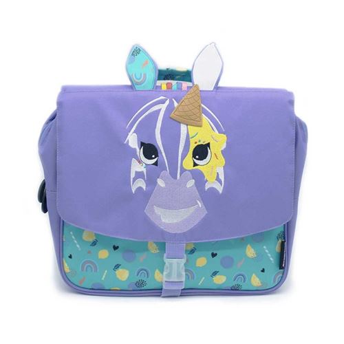 Les D glingos Cartable maternelle 32cm Kiprokos le z bre 10661