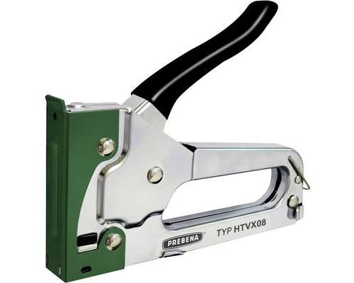 Prebena HTVX08 Handheld Stapler: Versatile for Roofing & Upholstery