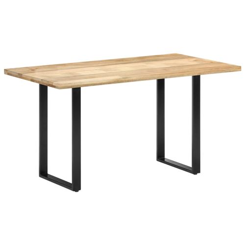 vidaXL Table de salle à manger 140x70x76 cm Bois de manguier massif