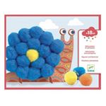 COLLAGES POMPONS Animaux tout doux