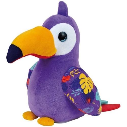 Peluche interactive Toucan TROPI'BIRDS PELUCHE INTERACTIVE - Environ 20 cm
