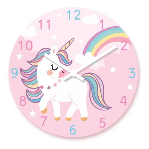 STC - Pendule déco enfant Licorne