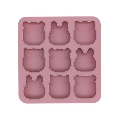 Moule multiportions en silicone Vieux rose We Might Be Tiny