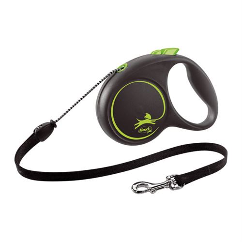 Comparer les prix de Laisse Pour Chien Flexi Black Design 5 M Taille S Vert