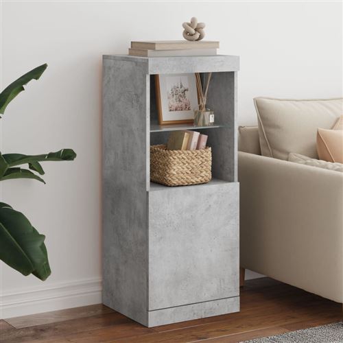 vidaXL - Buffet - Gris Béton - 41x37x100 cm - Image 3