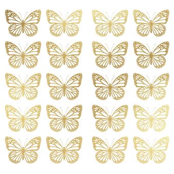 ROOMMATES Stickers repositionnables Papillon en or - 1