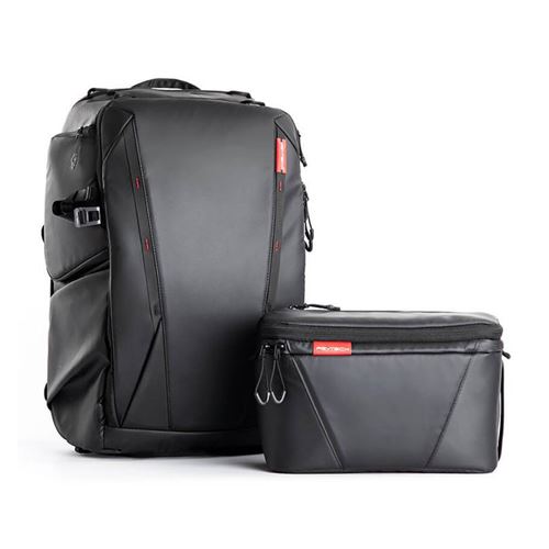 Pgytech sac à dos 25l-35l onemo + sac d'épaule noir
