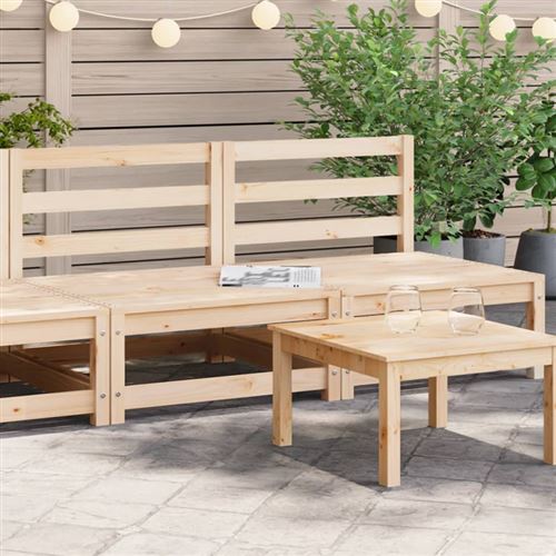 Vidaxl Blanc Canapés De Jardin Bois De Pin Massif - Image 3