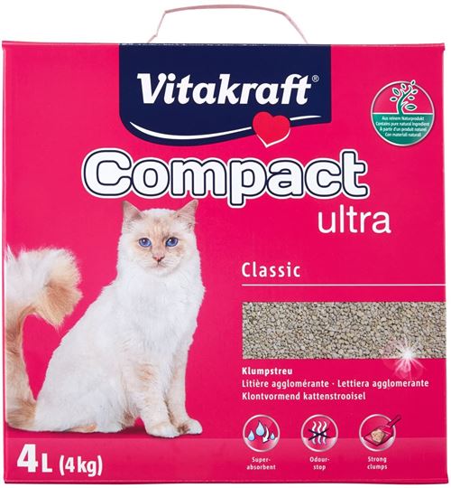 Comparer les prix de Vitakraft Litière Compact Ultra - 4L