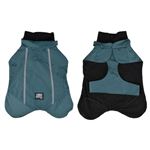 Love Story - Veste imperméable et polaire pour chien - Bleu