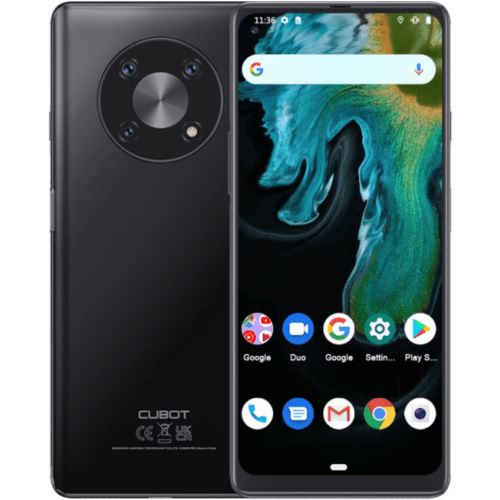 SmartPhone Cubot Max 3 MAX3BLACK 6.9 HD+ Mediatek Helio P22 4Go 64Go Andriod 11 Noir