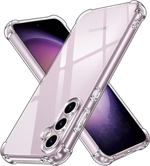 Htdmobiles - Coque pour Samsung Galaxy S23 FE 5G - housse etui silicone gel  carbone + verre trempe - ROUGE - Coque, étui smartphone - Rue du Commerce