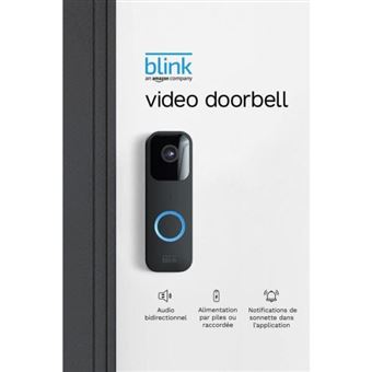 Blink Video Doorbell | Audio bidirectionnel, vidéo HD, notifications de