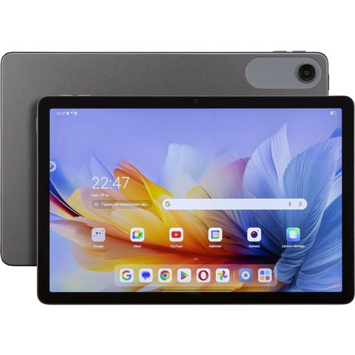 Lenovo Tab Zaeh - Tablette - Android 14 Ou Versions Plus Récentes - 64 Go Emmc - 10.1" Ips (1920 X 1200) - Logement Microsd - Gris Luna - Avec Étui Transparent