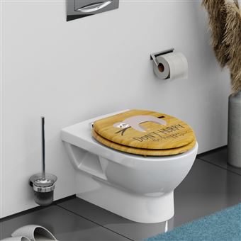 bambou abattant wc frein