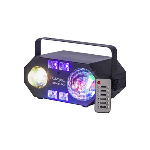 Ibiza Light 4-IN-1 COMBI-FX2 - Combinaison astro/onde hydraulique/UV/stroboscope